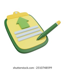 Concepto de negocio de inicio 3d icono render.