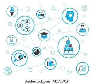 startup business concept, vector illustration