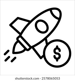 Startup Business Icon Element For Design