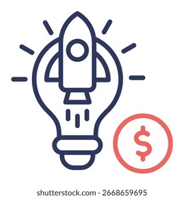 Startup Business Icon Element For Design And Vector