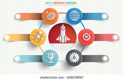 Startup business info graphic design