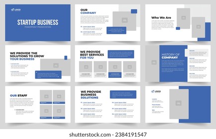  Startup Business Plan Presentation Template or Startup Business Presentation Slide 