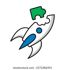 Startup Business Plans Icon - Vector Illustration for Business Launch Strategies and Proposals