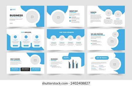 Startup Business Presentation Slide And Business Presentation Template