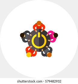 Startup Business Teamwork Icon