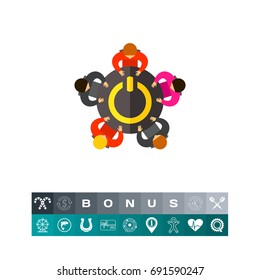 Startup Business Teamwork Icon
