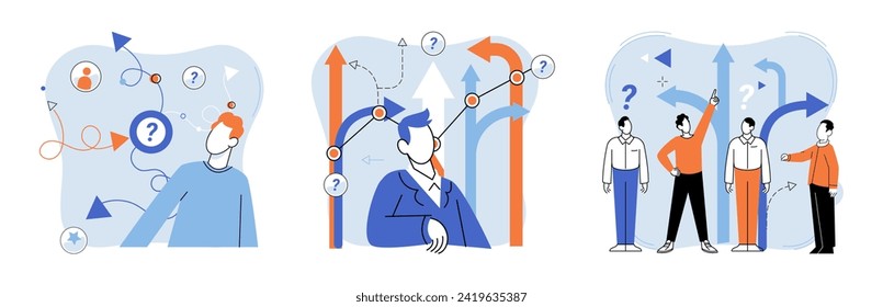 Startup business vector illustration. The startup business concept encourages entrepreneurs to embrace creativity and innovation Technology advancements drive evolution startup businesses Effective