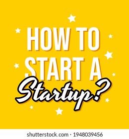Startup Business Web Banner Template Design Vector