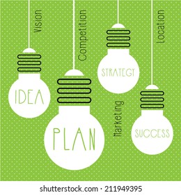 startup company plan vector illustration