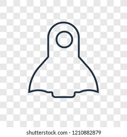 Startup concept vector linear icon isolated on transparent background, Startup concept transparency concept in outline style