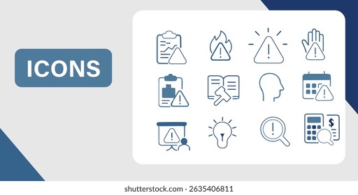 Startup and development set of web icons in line style.