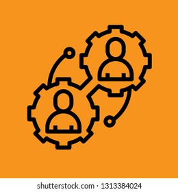 Startup and Development Sign Premium Icon Vector Download Template