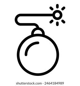 Startup development trouble icon outline vector. Crisis explosion. Crashed new project