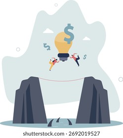 Empreendedor de start-ups como inovador e perspectiva ideia de financiamento ou apoio financeiro .life e emprego de pessoas.