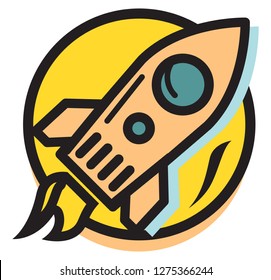 Startup Entrepreneurship Icon as EPS 10 File