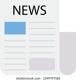 Startup Flat icons for broadsheet & media