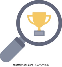 Startup Flat icons for explore  & find 