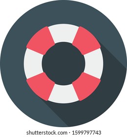 Startup Flat icons for life guard  & safety 