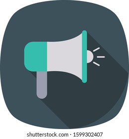 Startup Flat icons for loud  & speaker 