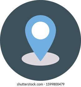 Startup Flat icons for map & location 