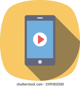 Startup Flat icons for play  & media 