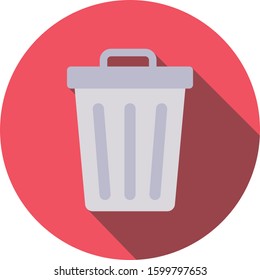 Startup Flat icons for remove  & basket 