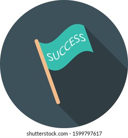 Startup Flat icons for success  & achieve