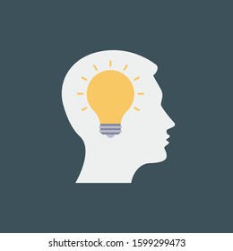 Startup Flat icons for think & strategy 