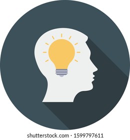 Startup Flat icons for think & strategy 