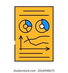 startup growth chart line icon vector. startup growth chart sign. isolated symbol illustration