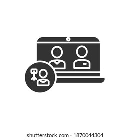 Startup hub glyph icon. Rocket launch and networking group for business start up incubator. Online crowdfunding, entrepreneurship. vector illustration. design on white background EPS 10