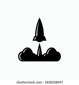 Icono de inicio. Signo de idea creativa. Símbolo de lanzamiento: vector.