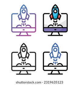 Diseño icono inicio en