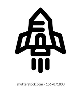 startup icon isolated sign symbol vector illustration - high quality black style vector icons
