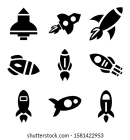 startup icon isolated sign symbol vector illustration - Collection of high quality black style vector icons
