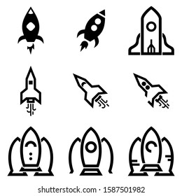 startup icon isolated sign symbol vector illustration - Collection of high quality black style vector icons
