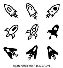startup icon isolated sign symbol vector illustration - Collection of high quality black style vector icons
