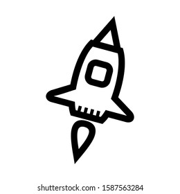 startup icon isolated sign symbol vector illustration - high quality black style vector icons
