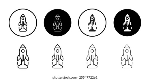 Startup icon Line Art Logo set