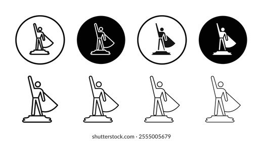 startup icon logo sign set vector outline