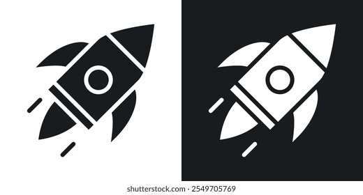 Startup icon pack in black color.