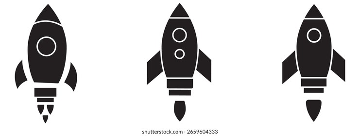 Vector de conjunto de iconos de inicio en colores blanco y negro. fondo blanco. EPS 10 