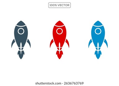 Startup icon symbol collection on transparant  background. icon vector