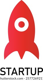 Startup icon, vector art illustration.