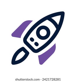 startup icon. vector dual tone icon for your website, mobile, presentation, and logo design.
