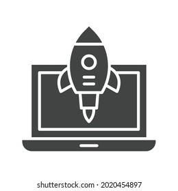 Startup icon vector image. Can also be used for Entrepreneurship. Suitable for mobile apps, web apps and print media.