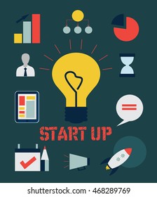 Startup icons set