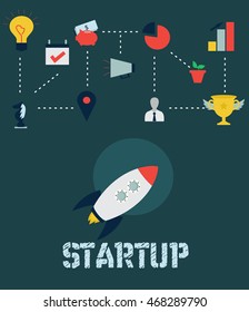 Startup icons set
