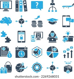 Startup icons set, startup icons pack, startup vector icons set, business marketing  set, marketing icons pack, business vector set, startup flat
