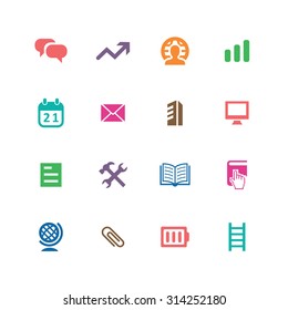 startup icons universal set for web and mobile